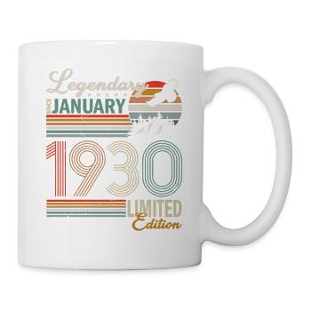 LEGENDS ARE BORN IN JANUARY 1930 - Mug - white - Right