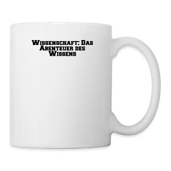 Wissenschaft - Wissenschaft: Das Abenteuer des - Tasse - Weiß - Rechts