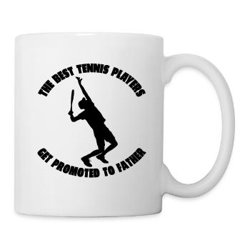 Joueur de tennis Papa Tennis Papa Entraîneur de tennis - Mug blanc - blanc - Droite