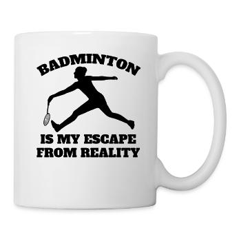 Badminton badminton fan badminton team badminton - Mug - white - Right