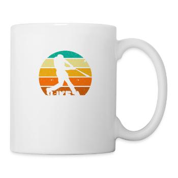 Baseball Dad Wie ein normaler Dad, aber cooler - Tasse - Weiß - Rechts