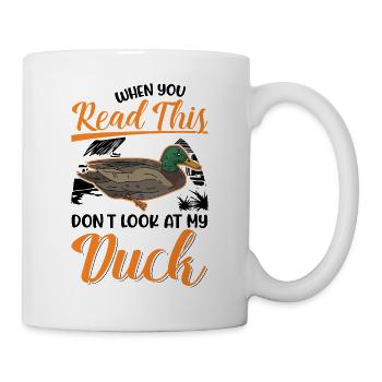 Amoureux du canard cadeau éleveur de canard - Mug blanc - blanc - Droite