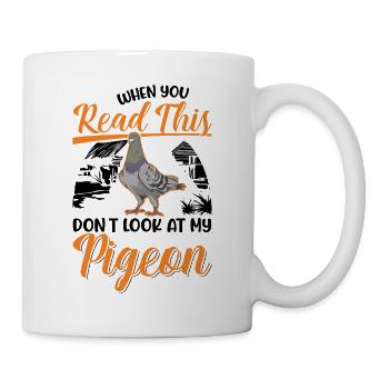 Pigeon Cadeau Pigeon Fancier Pigeon Voyageur - Mug blanc - blanc - Droite