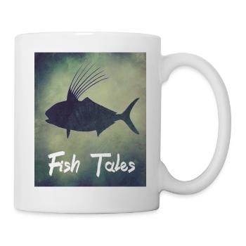 Pêche - Mug blanc - blanc - Droite