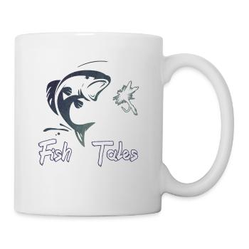 Pêche - Mug blanc - blanc - Droite