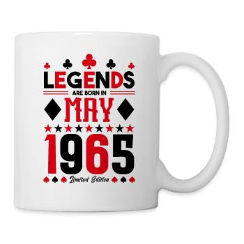 birthday gift May 1965. card games . May - Mug - white - Right