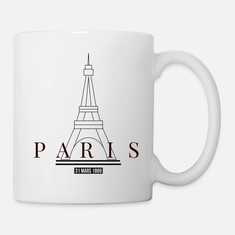 Eiffel Tower Design - Mug - white
