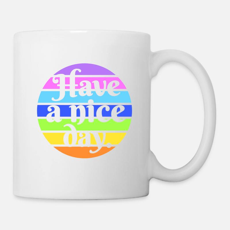 Bonne journée - Mug blanc - blanc
