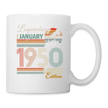 Janvier 1950 - Mug blanc - blanc - Droite