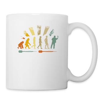 Darts Player Evolution Dartboard - Mug - white - Right