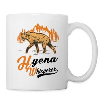 Hyänen Flüsterer Erdwolf Hyena - Tasse - Weiß - Rechts