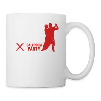 Parti démocrate Parti républicain Fête de salle de bal - Mug blanc - blanc - Droite