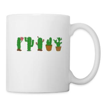 Je veux tout ce cactus - Mug blanc - blanc - Droite