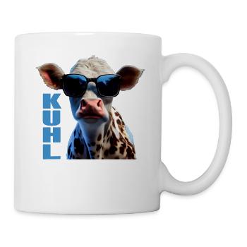 Kühe Landwirt Landwirtin Kuhliebhaber lustiges Kuh - Tasse - Weiß - Rechts