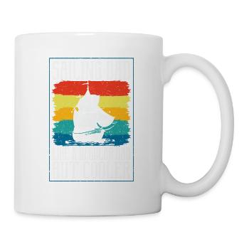 Sailing Dad Definition Funny Sport Sailor - Mug - white - Right