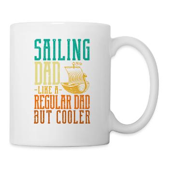 Sailing Dad Definition Funny Sport Sailor Boat - Mug - white - Right