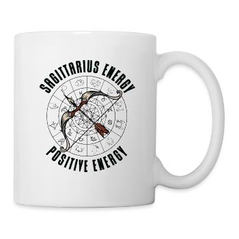 Sagittarius Energy Positivity Constellation - Mug - white - Right