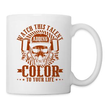 Bringing Color to Your Life Car Paint Gift - Mug - white - Right
