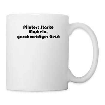 Pilates - Pilates: Starke Muskeln, geschmeidiger - Tasse - Weiß - Rechts