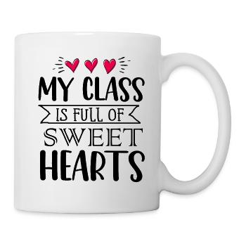 My Class Is Full Of Sweethearts - Mug - white - Right
