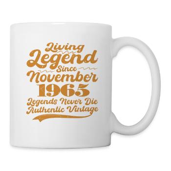 Once upon a time there was a legend. November 1965 Birth - Mug - white - Right