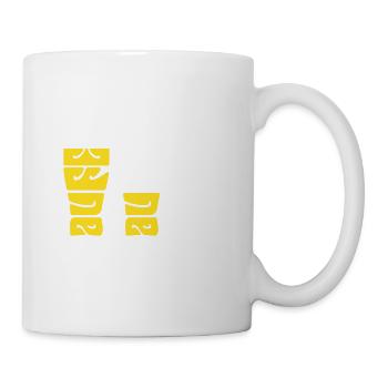 Durst - Bier trinken - saufen - Gedicht - Tasse - Weiß - Rechts