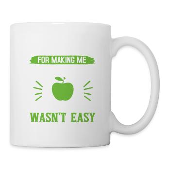 THANK YOU FOR MAKING ME A BETTER PERSON I KNOW IT - Mug - white - Right
