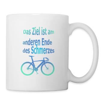 Rennrad - Das Ziel.... 3D - Tasse - Weiß - Rechts
