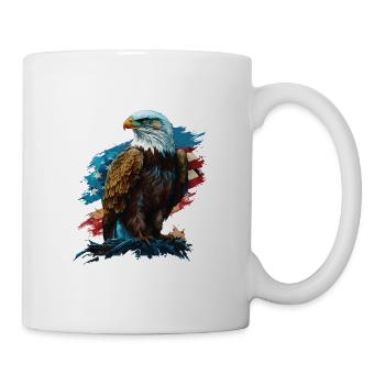Tout ce dont nous avons besoin, c’est d’un patriotisme américain patriotique 4 juillet - Mug blanc - blanc - Droite