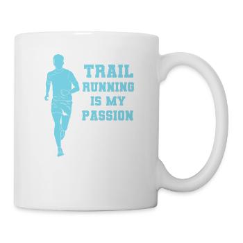 Trail Runner Running Jogging Jogger I Gift - Mug - white - Right