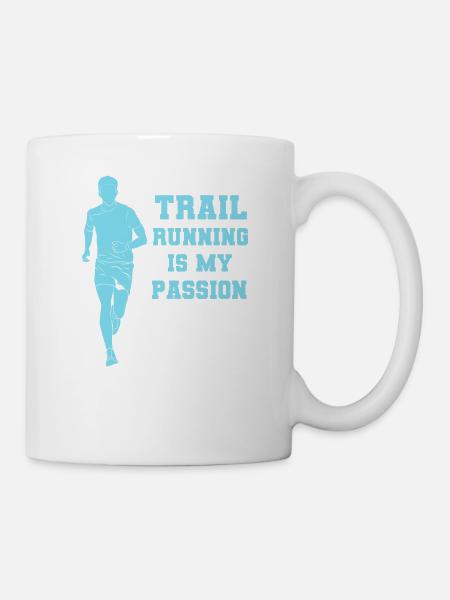 Trail Runner Running Joggen Jogger I Geschenk - Tasse - Weiß