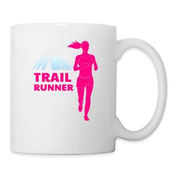 Trail Runner Running Jogging Jogger I Gift - Mug blanc - blanc - Droite