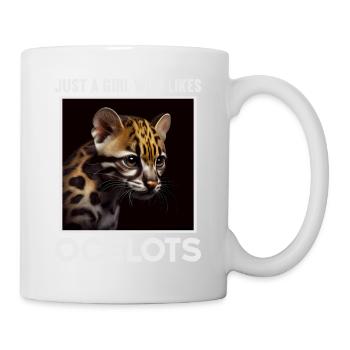 just a boy girl who loves Ocelots Ocelot ocelot ocelot - Mug - white - Right