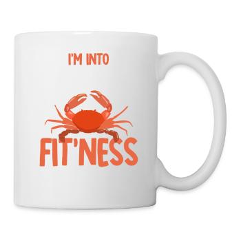 Meeresfrüchte Liebhaber Geschenk Meeresfrüchte - Tasse - Weiß - Rechts