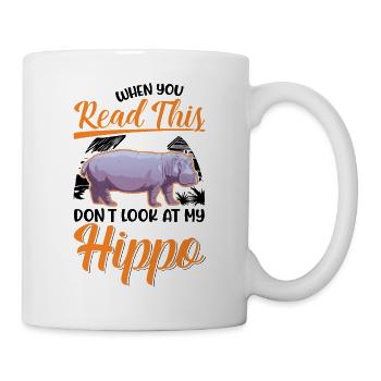 Hippo lover Hippo Hippo - Mug - white - Right