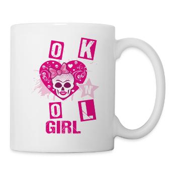 Rock 'n' Roll Girl Music, Dancing, Concert, - Mug - white - Right
