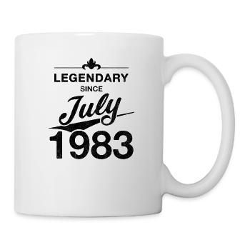 40e anniversaire Légendaire Juillet 1983 Année 83 - Mug blanc - blanc - Droite