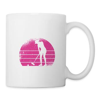 I Know I Play Like A Lady Try To Keep Up Croquet - Tasse - Weiß - Rechts