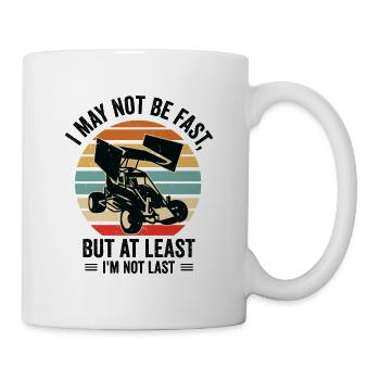 Sprint Car Dirt Track Racing - Tasse - Weiß - Rechts