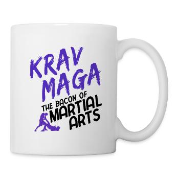 Israelischer Kampfsport Krav Maga - Tasse - Weiß - Rechts