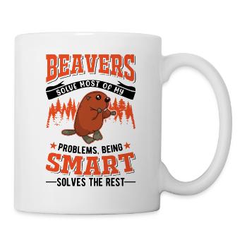 Beaver Gift Beaver Dam - Mug blanc - blanc - Droite