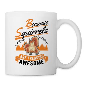Écureuil Cadeau Écureuil Gris Écureuil - Mug blanc - blanc - Droite