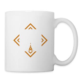 EIN KÜNSTLER EUROPA AUSSER PARIS - Tasse - Weiß - Rechts