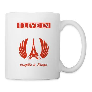I LIVE IN PARIS BUT I FEEL I AM A DAUGHTER OF - Mug - white - Right