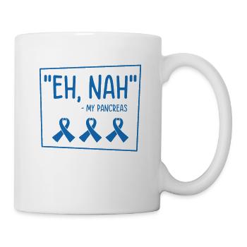 Diabetic Pancreas Diabetes Awareness - Mug - white - Right