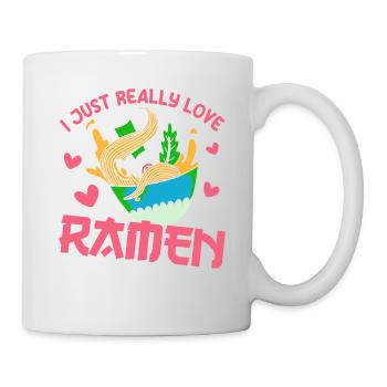 Ramen Noodle Soup Japanese Kawaii Gift Ramen - Mug - white - Right