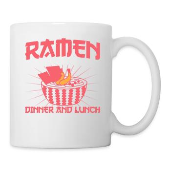 Ramen Noodle Soup Japanese Kawaii Gift Ramen - Mug - white - Right