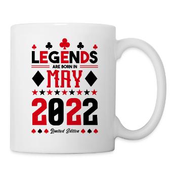 birthday gift May 2022. card games . May - Mug - white - Right