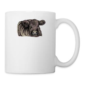 Bovins Galloway I Ecosse élevage bovin pour - Mug blanc - blanc - Droite