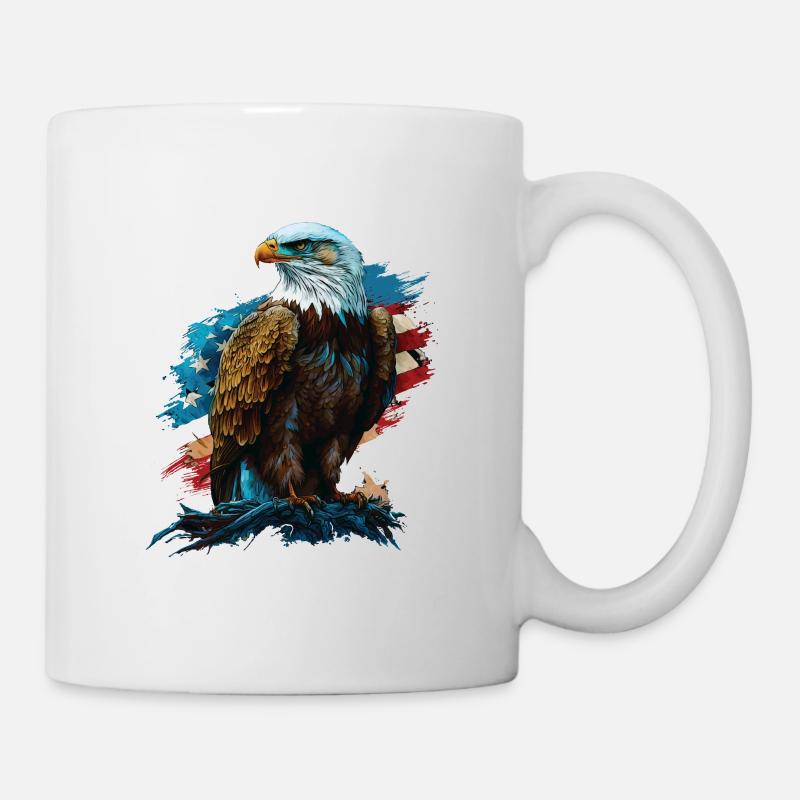 Chanter aux États-Unis toujours acceptable le 4 juillet - Mug blanc - blanc